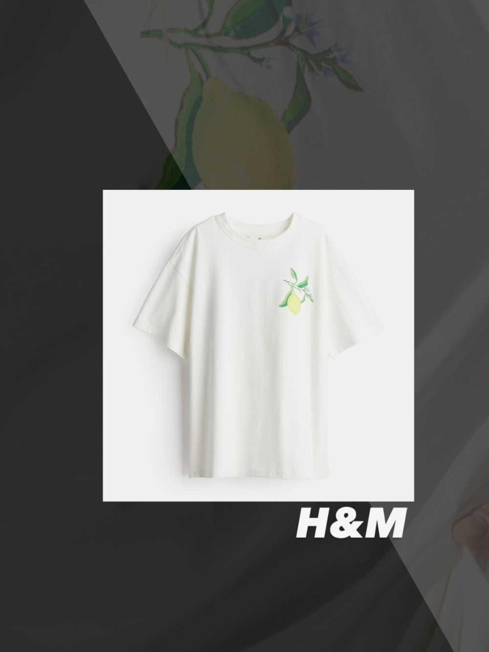 EUC H&M Palerma Italia Graphic Tee Shirt